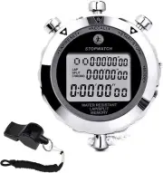 Rolilink Stopwatch Metal Stopwatch Sports Waterproof Stopwatch Timer for Sports