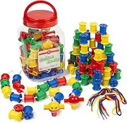 Learning Can Be Fun Cotton Reels Jar Of 80 Pieces