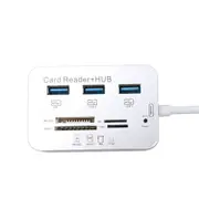 High Speed 5 Gbps Usb 3.0 Multi Hub + Card Reader COMBO Mini Hub with MS/SD/M2/TF with 3 Ports USB Splitter for PC Laptop