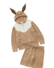 GELATO PIQUE Pokemon Sleep Vol. 2 Men's Hoodie & Shorts Ditto Eevee japan NEW