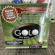 GOLO Golf Dice Game - Golf in a Cup! Travel Edition - New Unopened - 1+ Players