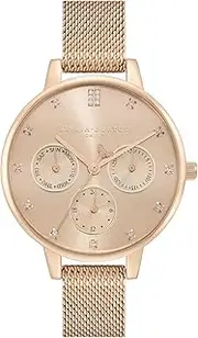 [Olivia Burton] Women's MULTI FUNCTION Watch, gold/gold, 34MM