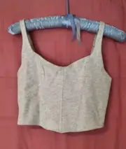 Gilly Hicks Hollister Zip Corset Top NWT