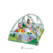 4-IN-1 Thick Baby Girl Boy Play Lying Sit Gym Soft Mat Foldable 111*101*52CM
