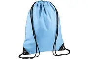 Bagbase Premium Gymsac Water Resistant Bag (11 Litres) (Sky Blue) (One Size)