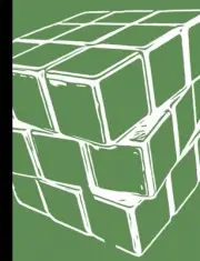 GREEN PUZZLE CUBE HEXAGON GRAPH PAPER COMPOSITION BOOK: By Pink Pen Press *NEW*