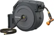 AW40 Retractable Hose Reel 5/8" X 90 Ft Wall Mounted Garden Hose Reel Heavy Duty