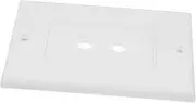 QUMIIRITY Banana Plug Wall Plate Audio Video Speaker Socket Dual Gang Coupler Construction Wide Compatibility