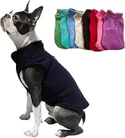 JACKO & CO - Fleece Vest Sweater with Leash Ring - Soft Lightweight Breathable for Puppies Small Medium Dogs, Kitten, Cats, Chihuahua - Warm for Fall/Autumn/Winter (Black, M (6-10lbs)