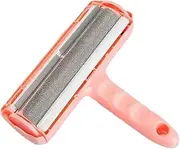 Dog Hair Remover, Reusable Lint Remover Brush, Efficient Pet Hair Removal Tool, Sturdy Self-Cleaning Design, 7.48x7.68 inches, Ideal for Furniture, Couch, Carpet, Clothing, Pink