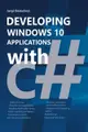 Developing Windows 10 Applications with C# (Paperback)-cover