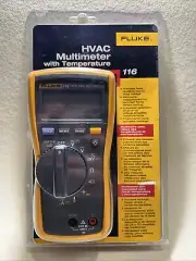 NEW Fluke 116 HVAC True RMS Digital Multimeter w/ Temperature