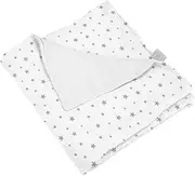 BEBE DOUCEUR, 100% Cotton Gauze Blanket 75 x 75 cm White