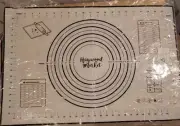 Non-Stick Silicone Baking Mat Extra Large Dough Rolling Pastry Mats 23.5"x15.5"