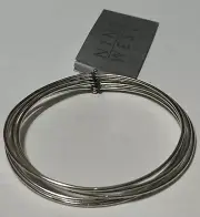 Nine West Sterling Silver Connected Bangles New