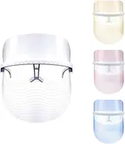 2021 Home Use LED Facial Mask 3 colors LED Light Therapy Skin Rejuvenation LED Mask，Facial Rejuvenation, Wrinkles Reduction, Anti-Aging