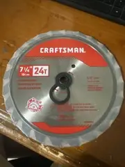 Craftsman 7-1/4 Inch 24T Framing/ripping Saw Blade