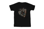 Guardians Of The Galaxy Boys Rocket Raccoon Neon T-Shirt (Black) - UTBI406