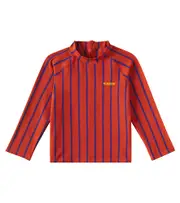 [Mini Rodini] Mini Rodini Striped rashguard top Y 8/9 multicoloured
