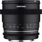 SAMYANG 85mm T/1.5 MK2 VDSLR Nikon Full Frame
