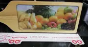 FRUIT DESIGNED Charcuterie Bread Cheese Cutting Board Wall Hanging Wood