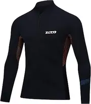ZCCO Wetsuits Top Jacket 1.5mm Neoprene Suits Women Men Wetsuit Jacket Long Sleeve Dive Scuba Wet Suit Shirt Front Zip Wetsuits Shirts Vest for Spearfishing,Snorkeling,Surfing