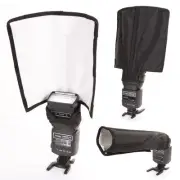 Foldable Universal Flash Diffuser Snoot Reflector Lambency F Canon Nikon Yongnuo