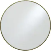 LVD Lily Metal 100cm Mirror Round Wall Hanging Home/Room Decorative Display Gold