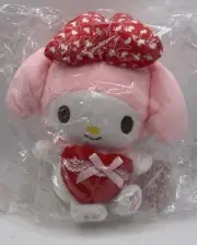Sanrio My Melody Plush w/Heart Approx 8" Brand New.