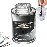 Liquid Electrical Tape Waterproof,125ml Strong Heat Resistant Insulating Waterproofing - Sealant Transparent Glue for Wire Projects, Paint Handle Tool