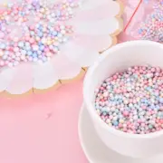 10g/pack Macaron color Round Foam Ball For Filler Gift Box Gift Packing Suppl CR