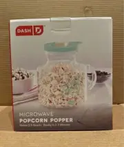 Dash microwave popcorn popper-aqua