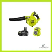 RYOBI ONE+ 18V Cordless Li-ion Workshop Blower PLUS 4Ah Battery & Charger Kit