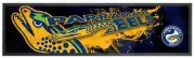 PARRAMATTA EELS NRL RUBBER BACKED BAR MAT RUNNER