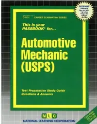 在飛比找博客來優惠-Automotive Mechanic (U.S.P.S.)