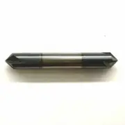 3/8" 4 FLUTE 90 DEGREE CARBIDE CHAMFER MILL - DOUBLE END - TiALN COATED