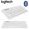 【Logitech 羅技】K380 多工藍芽鍵盤-珍珠白 【三井3C】