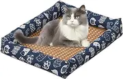 Orthopedic Dog Bed | Non-Slip Cooling Dog Bed,Comfortable Cat Mats for Small Medium Pets Senior Puppy House Living Room Bedroom