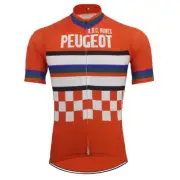 Retro PEUGEOT Cycling Jersey Bicycle Jersey Cycling Shirt Cycling Tops Jersey