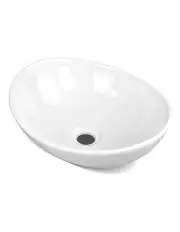 [Cefito] Ceramic Oval Sink Bowl White