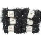 New CIGLIA Filati di Florence 10 Ply? Knitting Wool 100% Polyester 6 x 50g Black