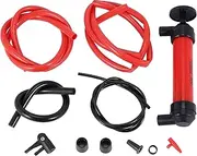 Tuperoymse Multi- Siphon Transfer Pump Kit, with Tube | Fluid Fuel Extractor Suction Tool for Oil, Gasoline, Water, Liquids & Air