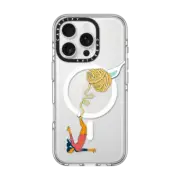iPhone 16 Pro Clear Case MagSafe Compatible Spaghetti bungee jump