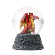 Pacific Giftware Hyperion Dragon Water Globe with Glitters 80mm Home Decor Gift