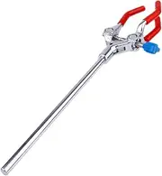 Mobestech 3 Flask Clamp Three-claw Clip Weight Clamps Bolt Swivel Sewer Band Laboratory Clamp Holder Pink Hip Flask Clamp Mount Working Laboratory Accessories Stainless Steel