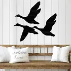 3 Geese Flying Cut out, Wood plaque sign,wood Crafts,Craft supply,