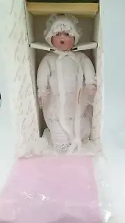 KNOWLES PORCELAIN DOLL--CATHERINE'S CHRISTENING