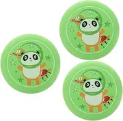 [HANABASS] 3pcs Sports Flying Disc Toy Boys and Girls Outdoor Games Toys Reusable Throwing Discs for Disc-Throwing Aid