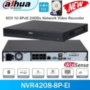Dahua NVR4208-8P-EI 8CH PoE NVR Network Video Recorder Playback Camera System
