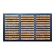 Solemate Embossed Brush Design 40x70cm Stylish/Durable Outdoor Front Doormat